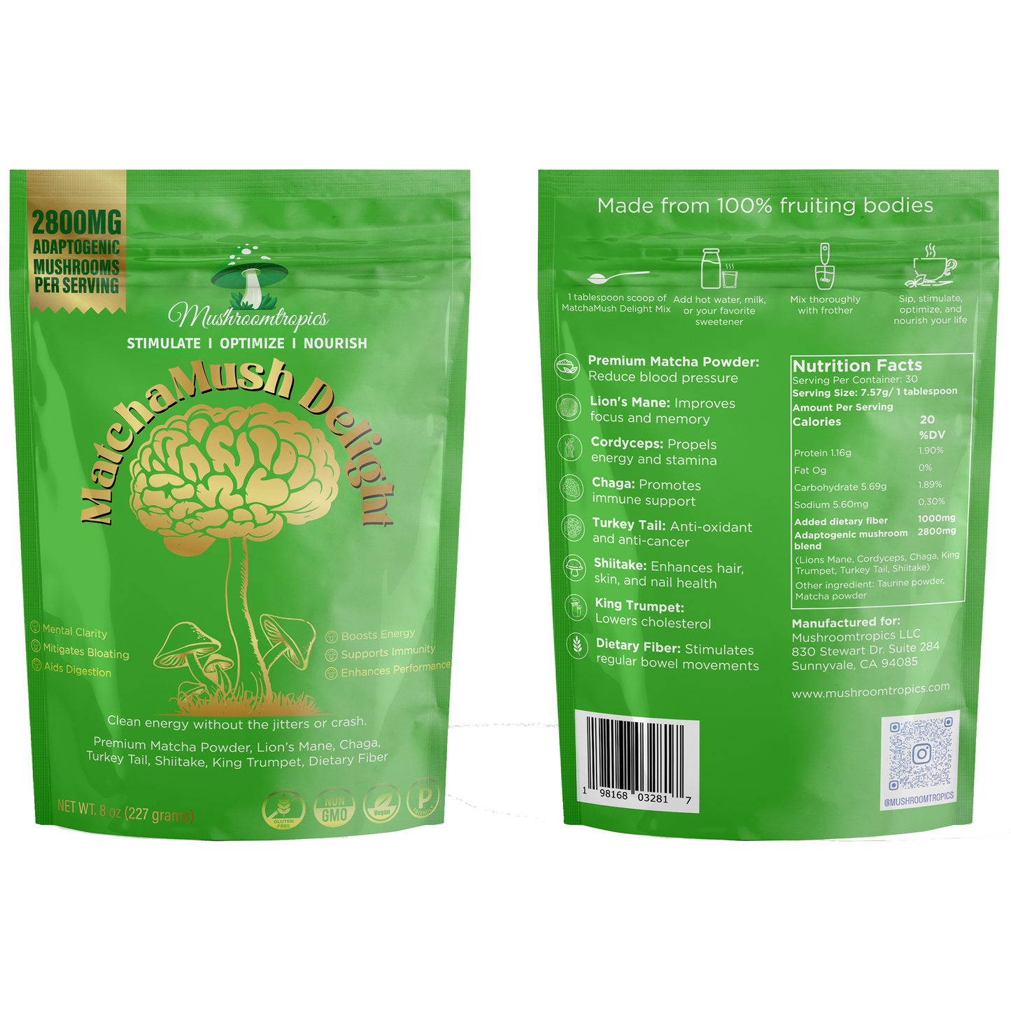MatchaMush Delight